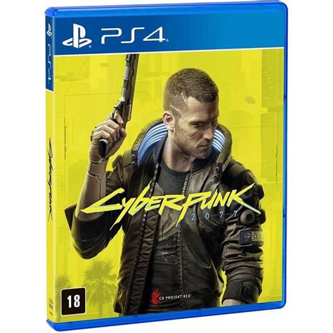 Jogo Cyberpunk 2077 Ps4 Edição Padrão Blu Ray Forcetech