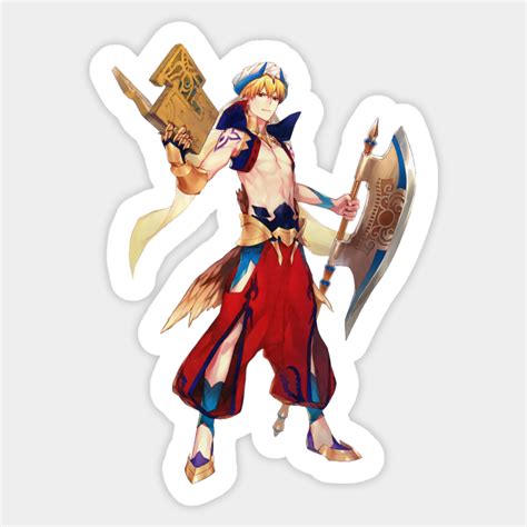 Gilgamesh Fate Fanart Gilgamesh Sticker Teepublic