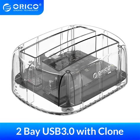 Orico Bo Tier De Disque Dur Transparent Usb Pouces Baies