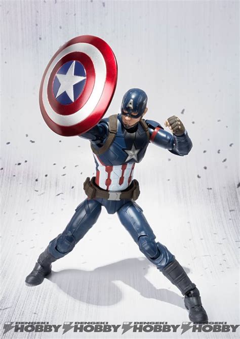 Captain America Civil War Sh Figuarts Captain America The Toyark