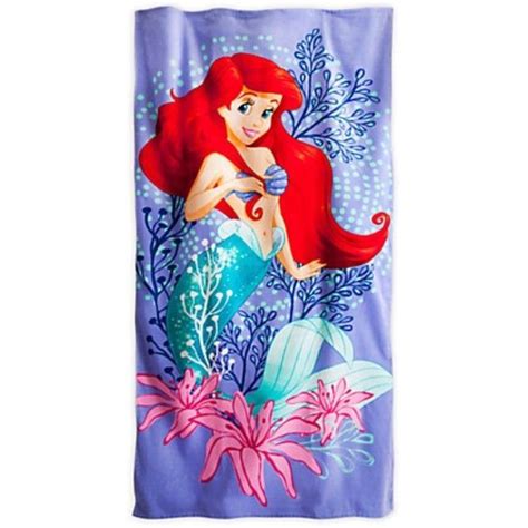 Nwt Disney Princess Ariel Little Mermaid Beach Towel 30 X 60