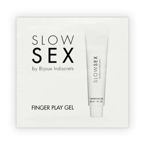 Slow Sex Finger Play Gel Single Dose 30 Ml Shop Apotheke