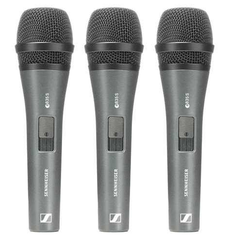 Sennheiser E835 S Evolution Handheld Dynamic Cardioid Microphone With