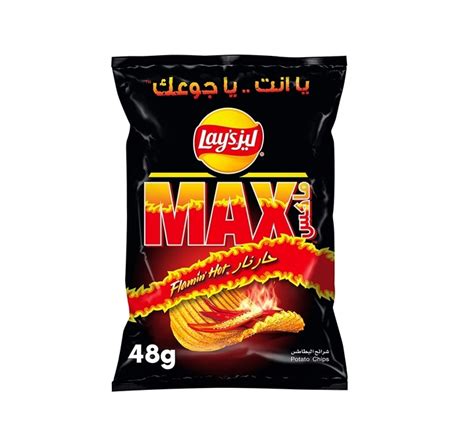 Lays Max Flamin Hot 48gm 8146 Buy Online In Bahrain Dukakeen