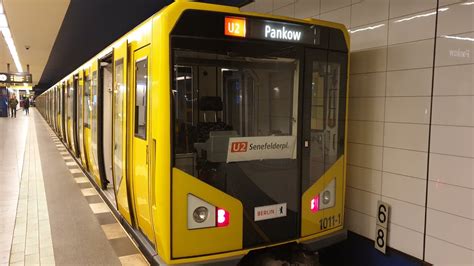 U Bahn Berlin Mitfahrt Im Hk Auf Der U Von Senefelderplatz Bis