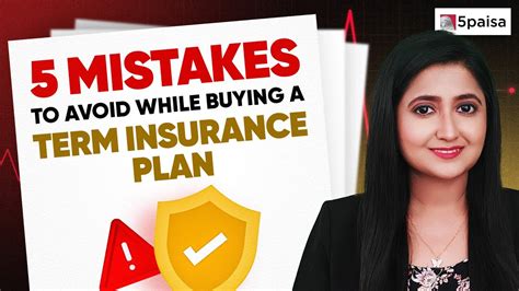 Avoid These Mistakes When Buying Term Insurance Term Plan