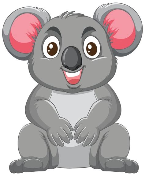 Ilustraci N De Un Lindo Personaje De Dibujos Animados Koala Vector