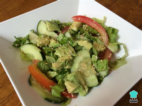 Ensalada Verde Con Aguacate Fácil