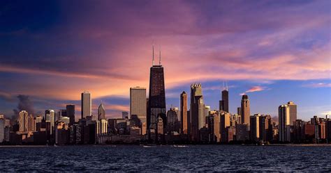 Chicago Skyline Wallpaper 4K