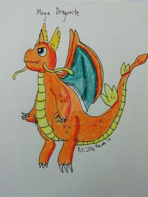 Mega Dragonite By Zhixuan12 On Deviantart