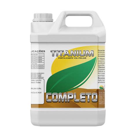 Fertilizante Foliar Titanium Completo Lt Solo Rico S Tio Nativo