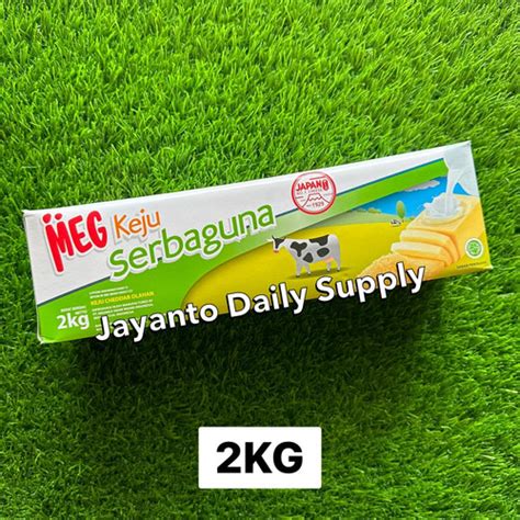 Jual Meg Keju Serbaguna Kg Keju Cheddar Olahan Meg Hijau