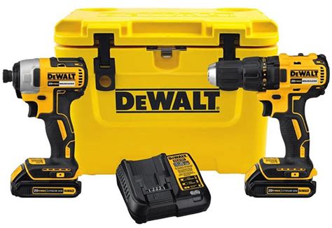 Cold Deal Dewalt Brushless Drill And Impact Driver Combo And Cooler Kit