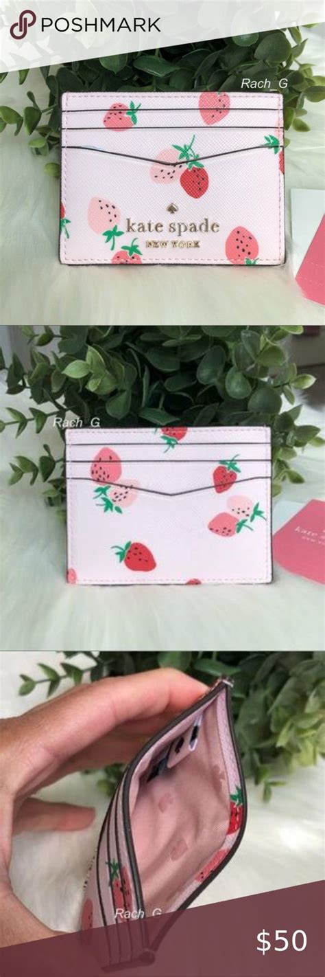 Kate Spade Staci Wild Strawberries Card Holder Kate Spade Kate Spade