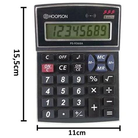 Calculadora De Mesa Ps 9368a Hoopson Leroy Merlin