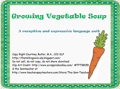 The Talking Owls: Growing Vegetable Soup