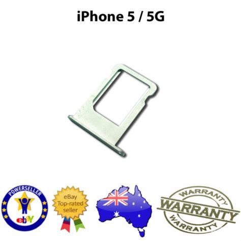 Nano Sim Card Tray Slot Holder Replacement Part SILVER For IPhone 5 EBay