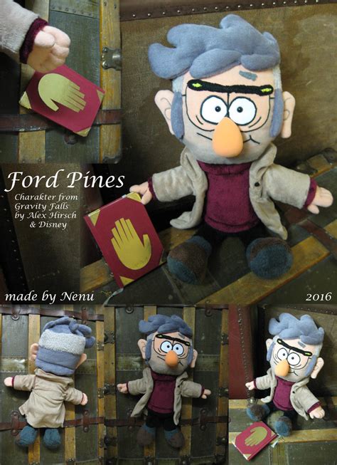 Ford Pines plush by Nenu on DeviantArt