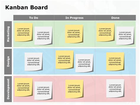 Powerpoint Kanban Board Template