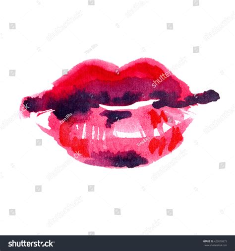 25,529 Watercolor lips Images, Stock Photos & Vectors | Shutterstock