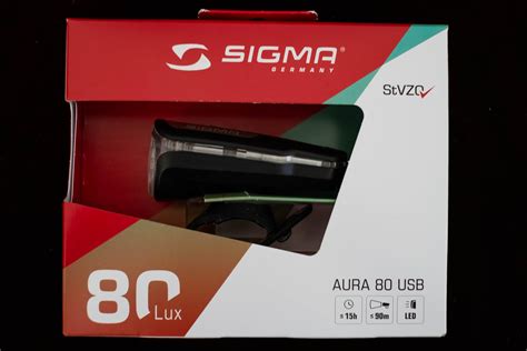 Sigma Aura 35 45 Oder 80 Fahrradlampe USB StVZO