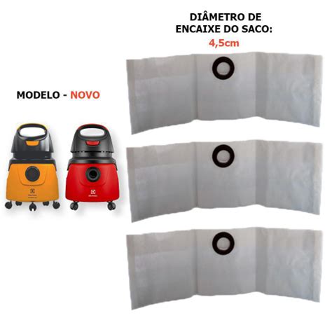 Kit Saco Para Aspirador Electrolux Gt Gt N Gt P No Shoptime