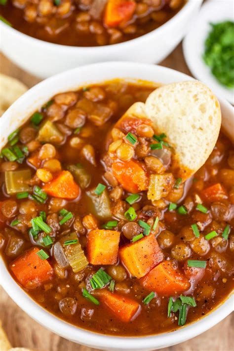 Hearty Lentil Soup The Rustic Foodie®