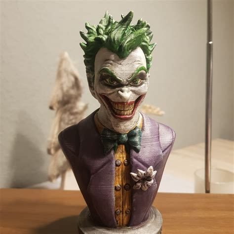 Collectibles Figurines Knick Knacks JOKER BUST Painted 3D Printed