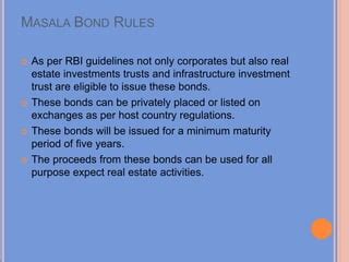 Masala bonds | PPT