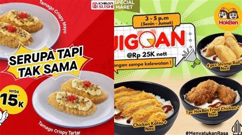 Daftar Promo Restoran Cepat Saji Hari Ini Maret Ada Hokben Dan