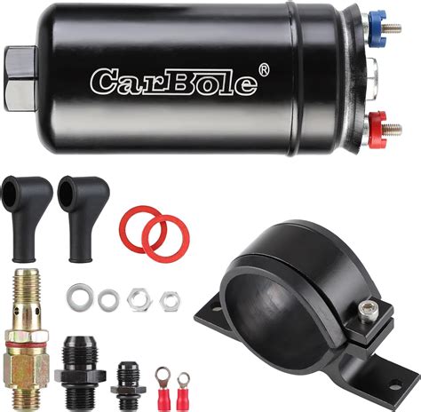 Carbole Electric External Inline Fuel Pump 300lph High Flow