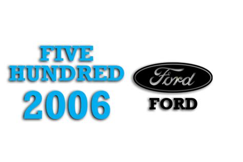 Ford Five Hundred 2006 Fuse Box Fuse Box Info Location Diagram