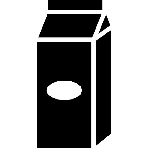 Drink Box Black Container Shape Vector Svg Icon Svg Repo