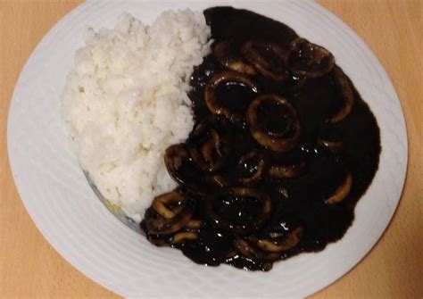 Calamares En Su Tinta Con Arroz Blanco Receta De Lidia Bragazzi Cookpad