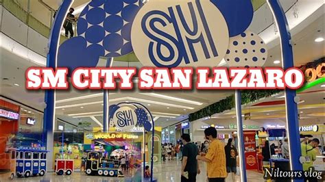 Walking Mall Tour Sm City San Lazaro Tayuman Manila Philippines Youtube