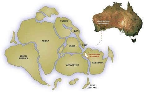 Gondwana Supercontinent Map