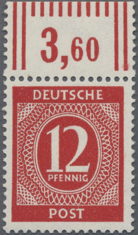 Stamp Auction Alliierte Besetzung Gemeinschaftsausgabe 56th