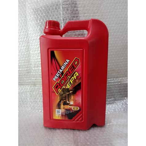 Jual Oli Pertamina Rored Epa SAE 90 5 Liter Asli Original Shopee