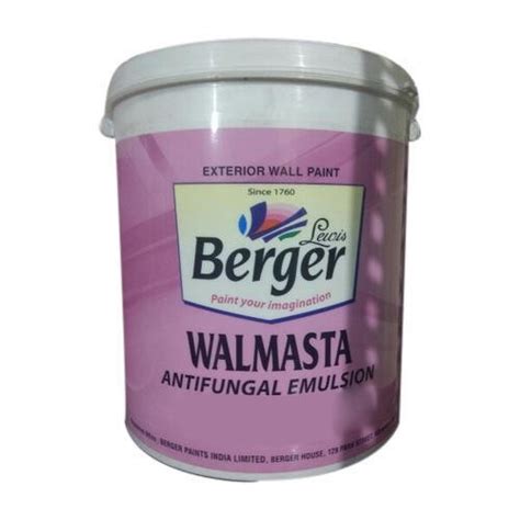 Weather Proof Berger Walmasta Antifungal Emulsion Exterior Walls Paint