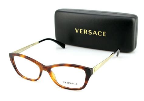 Rare New Genuine Versace Havana Gold Eyeglasses Frame Glasses Ve 3236 5217 54 Mm Ebay