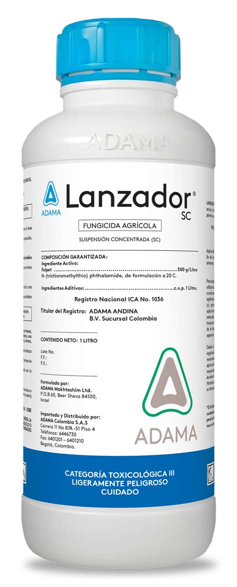 Fungicida Lanzador 500 SC X 1 Lt Adama Croper