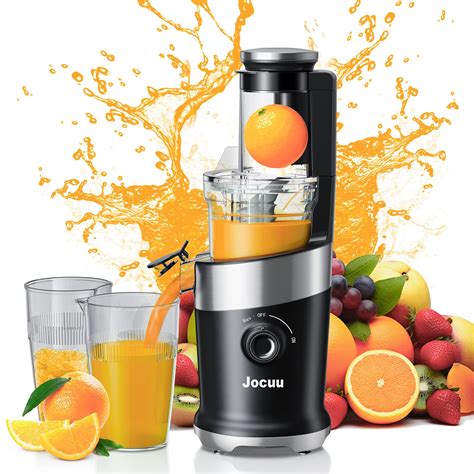 Jocuu Cold Press Juicer Machine With Large Feeding Chute Slow