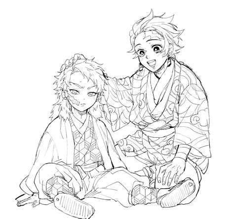 Tanjiro coloring pages - ColoringLib