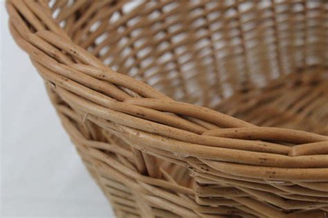 Washing Basket With Fingerholes Wicker Baskets