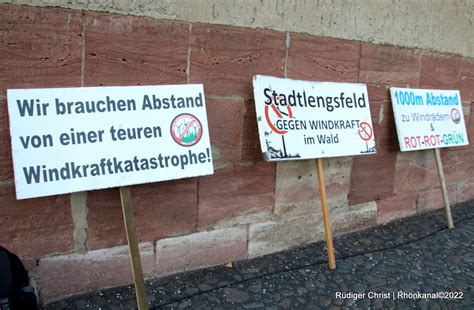 Gegenwind Aus Stadtlengsfeld Protestveranstaltung Der