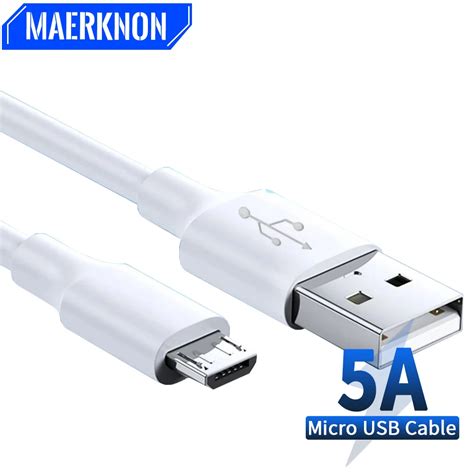 Micro Usb Cable 5a Fast Charging Adapter Cable Mobile Phone Micro Usb Cable For Samsung Xiaomipng