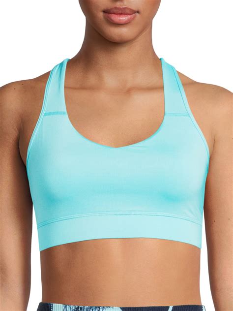 Avia Women S Medium Impact Strappy Sports Bra Walmart