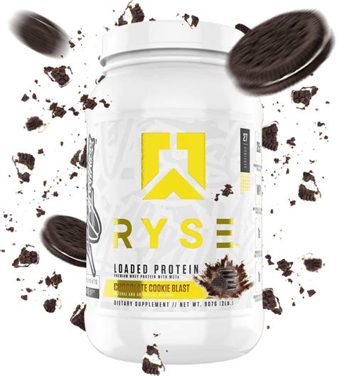 Ryse Loaded Protein Powder 25g Whey Protein Isolate And Concentrate With Prebiotic