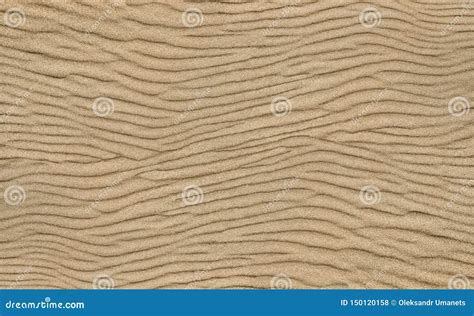 Sand Ripple Texture. Sandy Background. Stock Photo - Image of dune ...