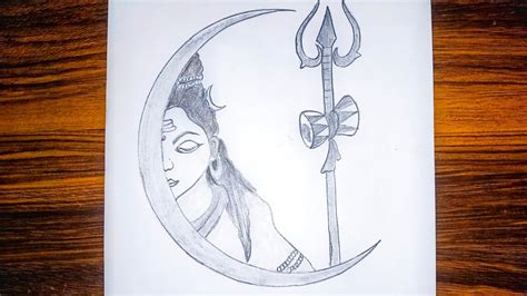 How To Draw Lord Shiva Easy Drawing Of Lord Mahadev Step By Step